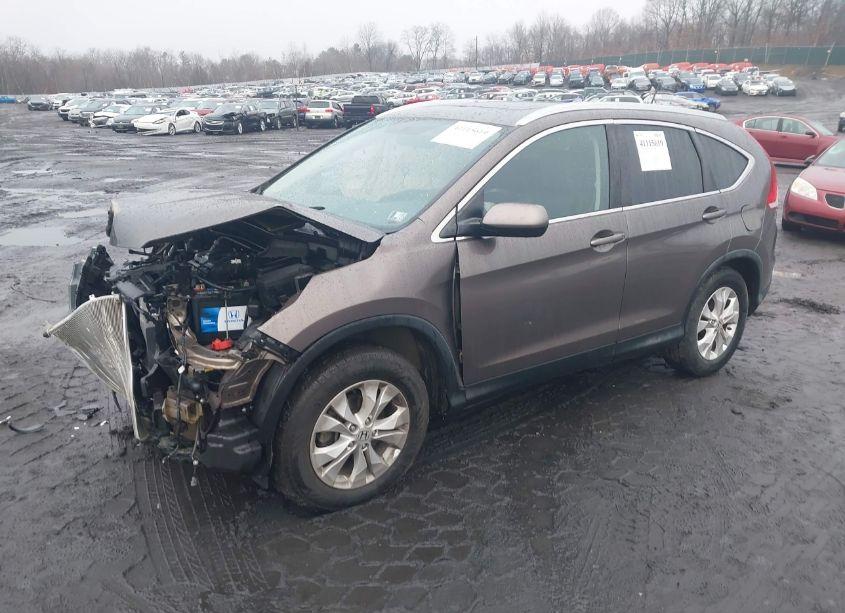 Photo 2 of 2014 Honda Cr-v EX-L (VIN 2HKRM4H78EH691910)