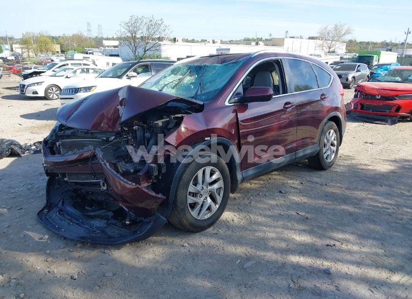 Photo 2 of 2015 Honda Cr-v EX-L (VIN 2HKRM4H7XFH655413)