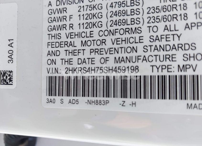 Photo 9 of 2025 Honda Cr-v EX-L AWD (VIN 2HKRS4H75SH459198)