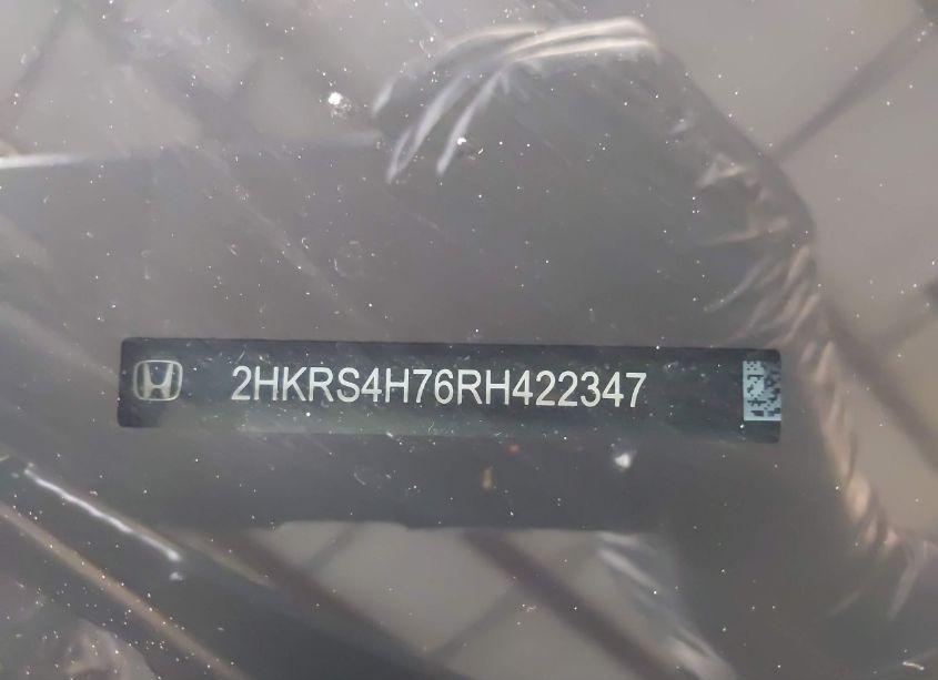 Photo 17 of 2024 Honda Cr-v EX-L AWD (VIN 2HKRS4H76RH422347)