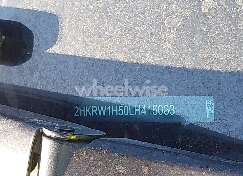 Photo 9 of 2020 Honda Cr-v 2WD EX (VIN 2HKRW1H50LH415063)