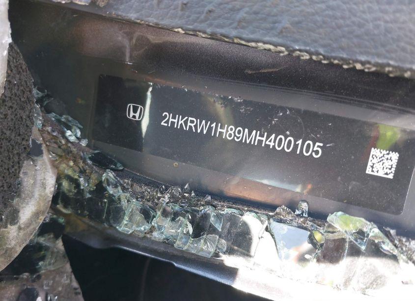 Photo 9 of 2021 Honda Cr-v 2WD EX-L (VIN 2HKRW1H89MH400105)