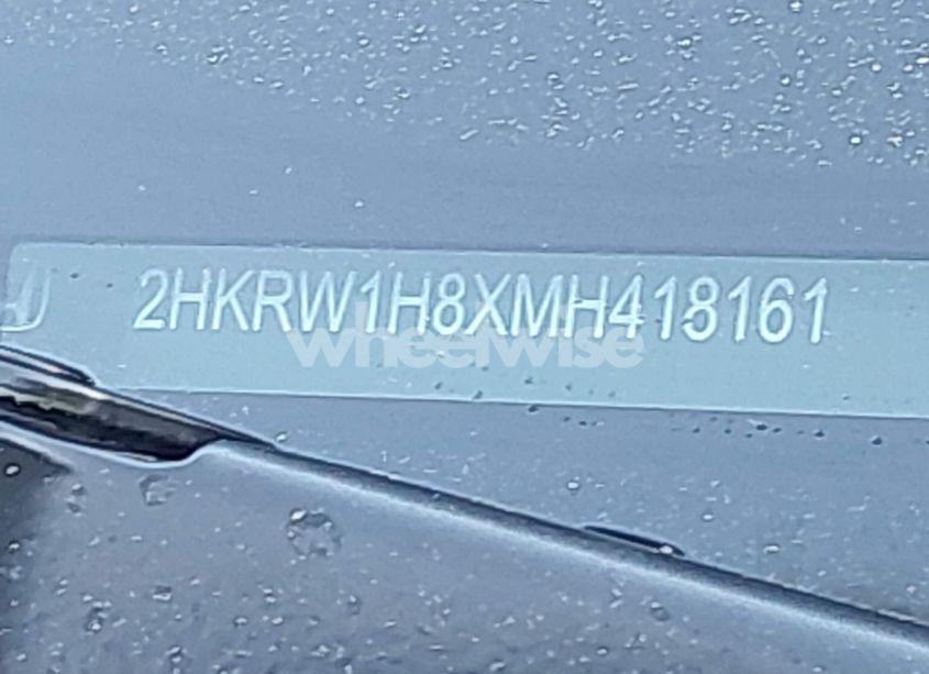 Photo 9 of 2021 Honda Cr-v 2WD EX-L (VIN 2HKRW1H8XMH418161)