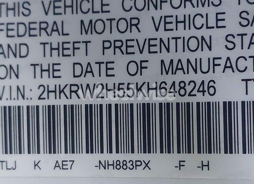 Photo 9 of 2019 Honda Cr-v EX (VIN 2HKRW2H55KH648246)