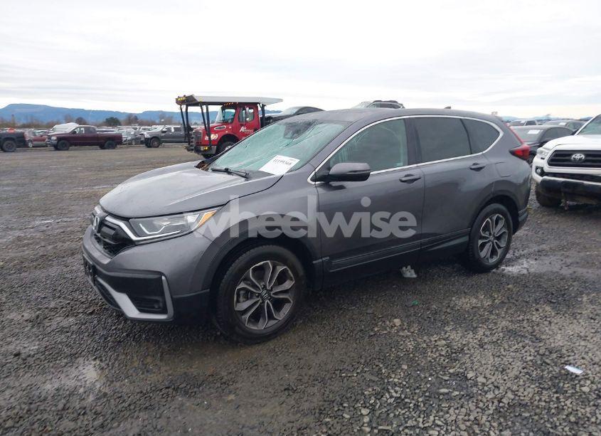 Photo 2 of 2021 Honda Cr-v AWD EX (VIN 2HKRW2H55MH620093)