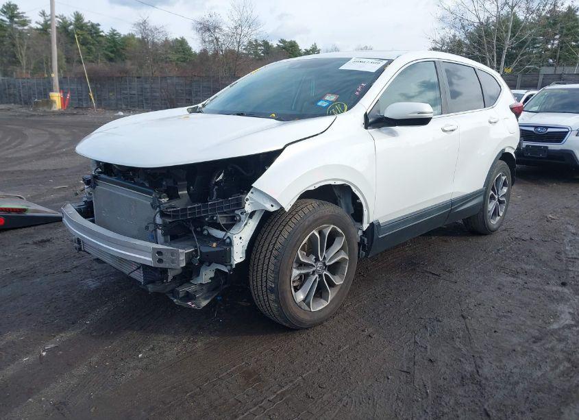 Photo 2 of 2021 Honda Cr-v AWD EX (VIN 2HKRW2H59MH616421)