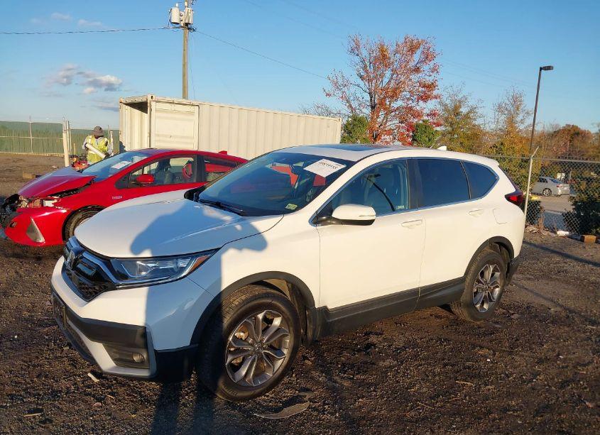 Photo 2 of 2022 Honda Cr-v AWD EX-L (VIN 2HKRW2H81NH635413)