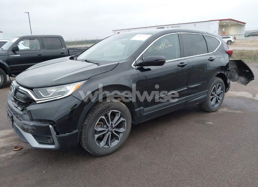 Photo 2 of 2021 Honda Cr-v AWD EX-L (VIN 2HKRW2H83MH616652)