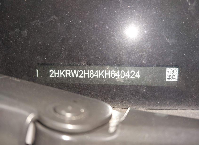 Photo 13 of 2019 Honda Cr-v EX-L (VIN 2HKRW2H84KH640424)