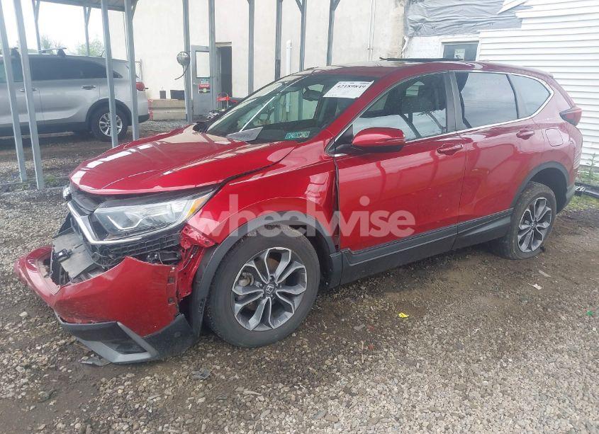 Photo 2 of 2022 Honda Cr-v AWD EX-L (VIN 2HKRW2H87NH627218)