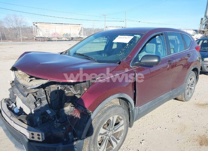 Photo 2 of 2019 Honda Cr-v LX (VIN 2HKRW6H31KH206022)