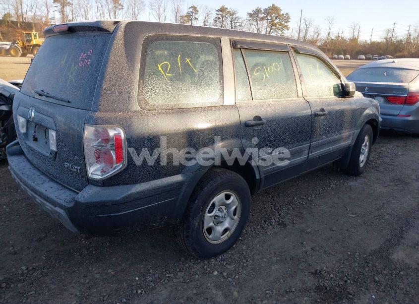 Photo 4 of 2005 Honda Pilot LX (VIN 2HKYF18115H535045)