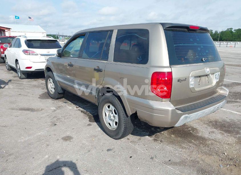 Photo 3 of 2005 Honda Pilot LX (VIN 2HKYF18125H532381)
