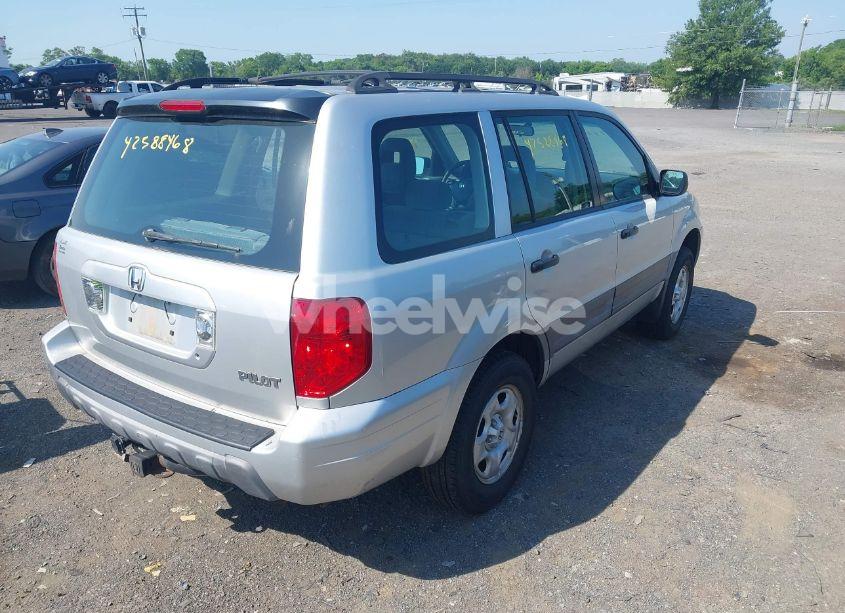 Photo 4 of 2005 Honda Pilot LX (VIN 2HKYF18125H572864)
