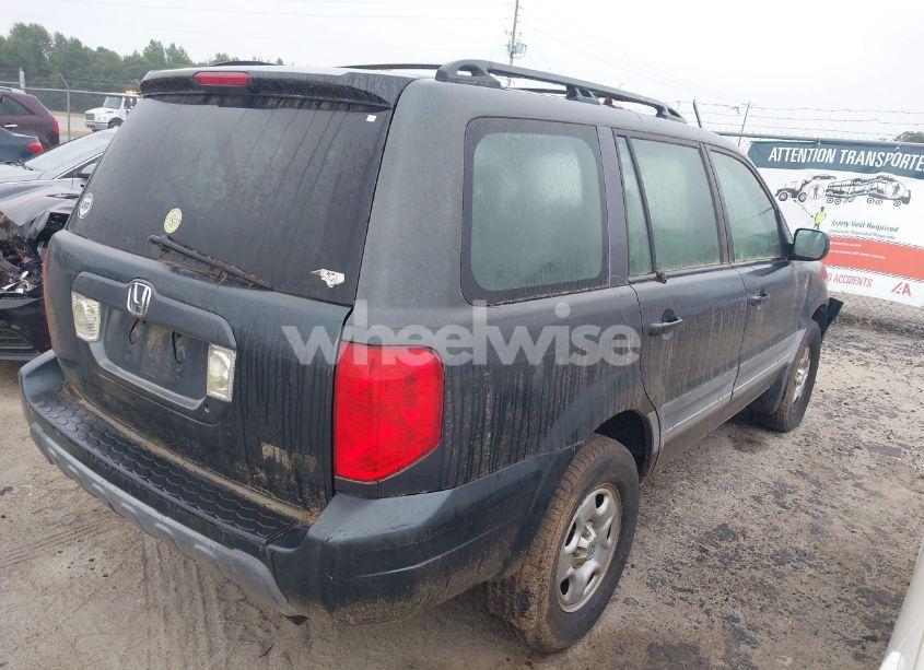 Photo 4 of 2004 Honda Pilot LX (VIN 2HKYF18134H561743)