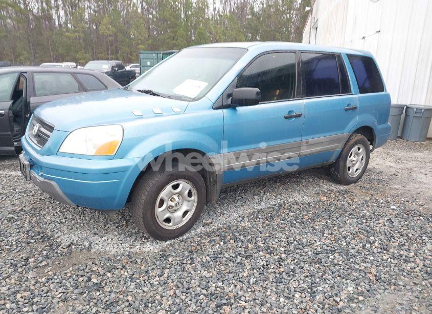 Photo 2 of 2003 Honda Pilot LX (VIN 2HKYF18143H541466)