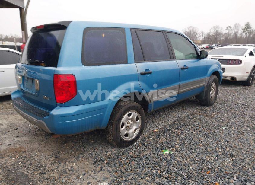 Photo 4 of 2003 Honda Pilot LX (VIN 2HKYF18143H541466)