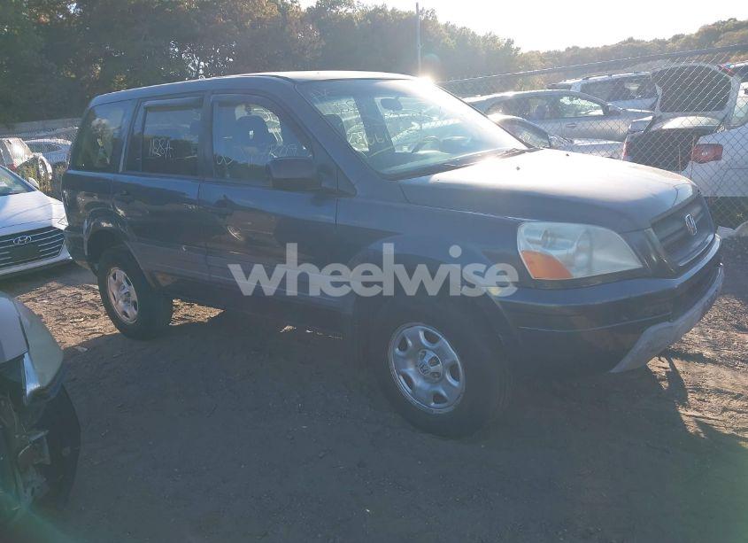 2003 Honda Pilot LX (VIN 2HKYF18183H582196) main photo