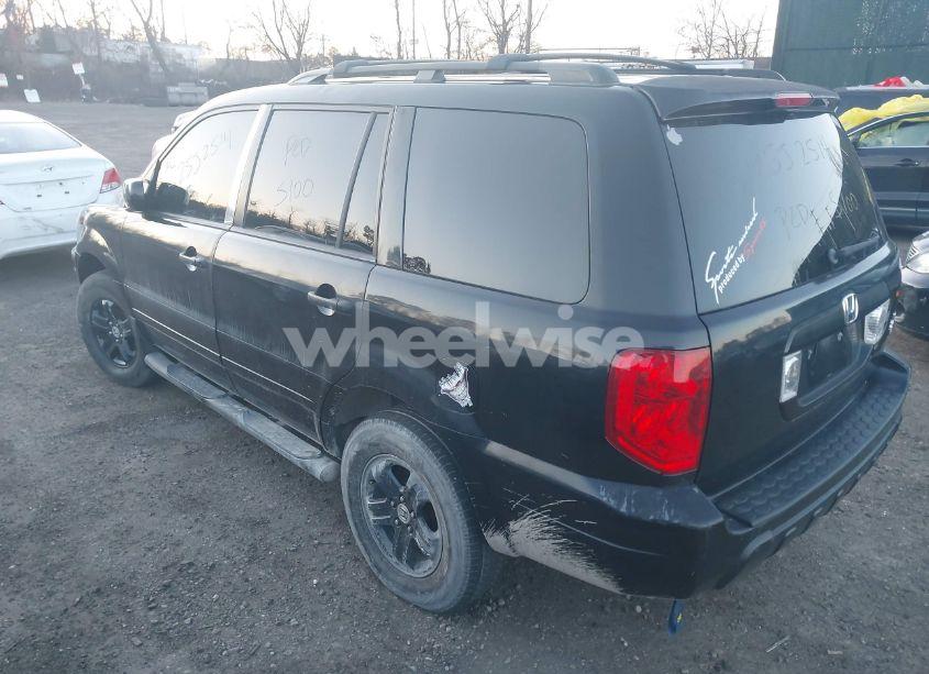 Photo 3 of 2003 Honda Pilot EX (VIN 2HKYF18423H506550)