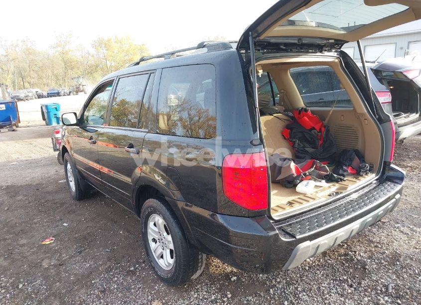 Photo 3 of 2005 Honda Pilot EX (VIN 2HKYF18425H567805)