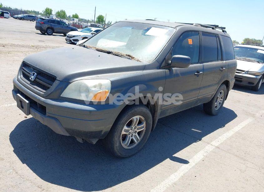 Photo 2 of 2005 Honda Pilot EX-L (VIN 2HKYF18515H546209)
