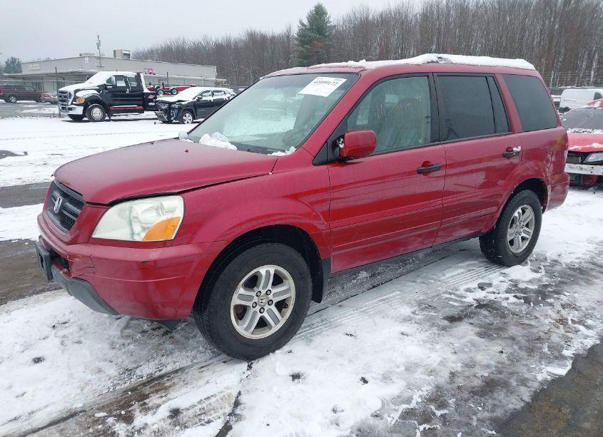 Photo 2 of 2005 Honda Pilot EX-L (VIN 2HKYF18515H556335)