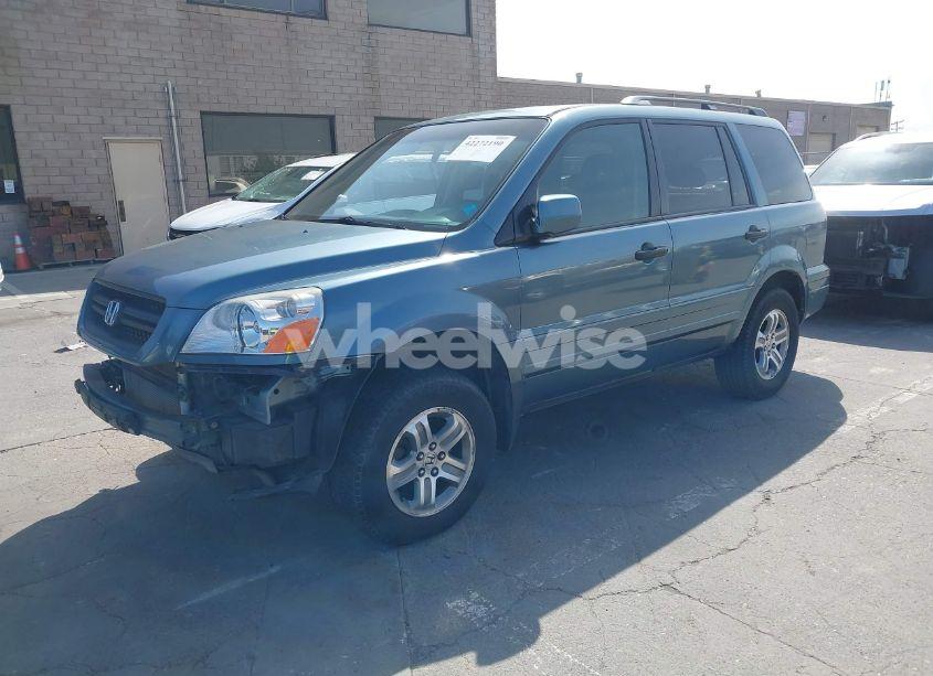 Photo 2 of 2005 Honda Pilot EX-L (VIN 2HKYF18515H573121)