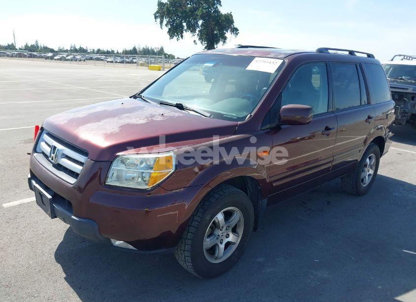 Photo 2 of 2007 Honda Pilot EX-L (VIN 2HKYF18527H505977)