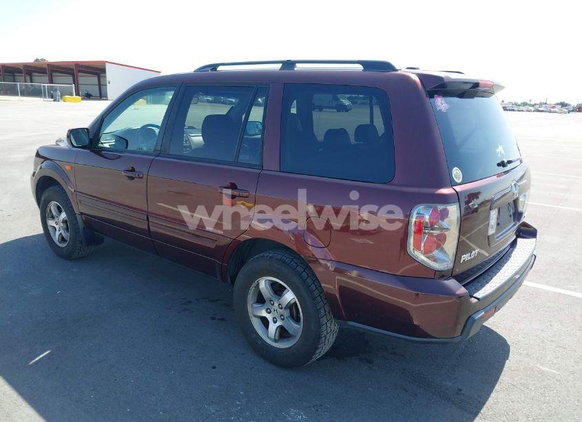 Photo 3 of 2007 Honda Pilot EX-L (VIN 2HKYF18527H505977)