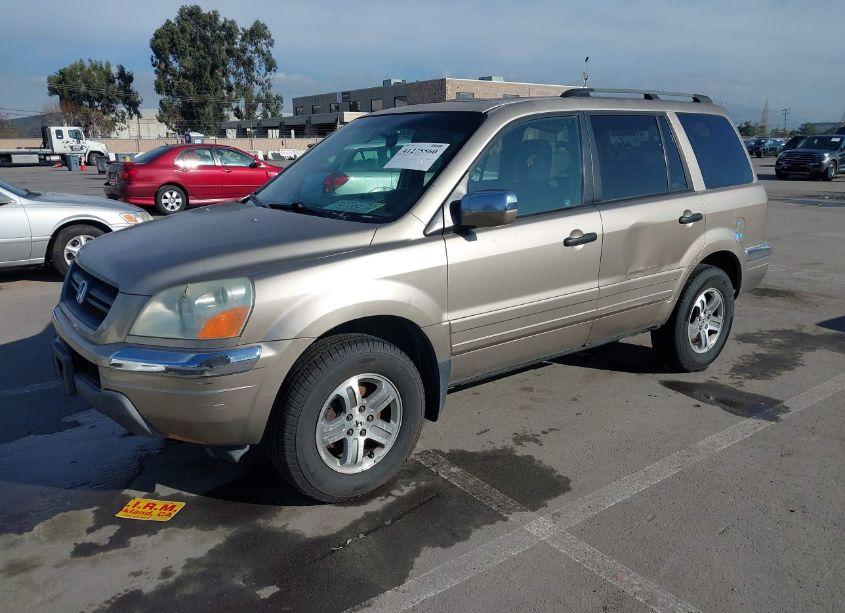 Photo 2 of 2005 Honda Pilot EX-L (VIN 2HKYF18535H504902)