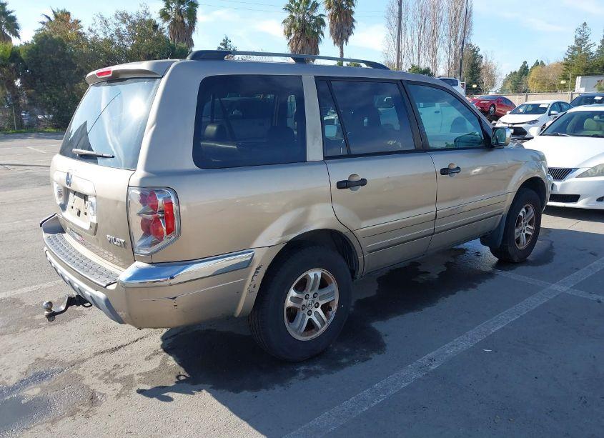 Photo 4 of 2005 Honda Pilot EX-L (VIN 2HKYF18535H504902)