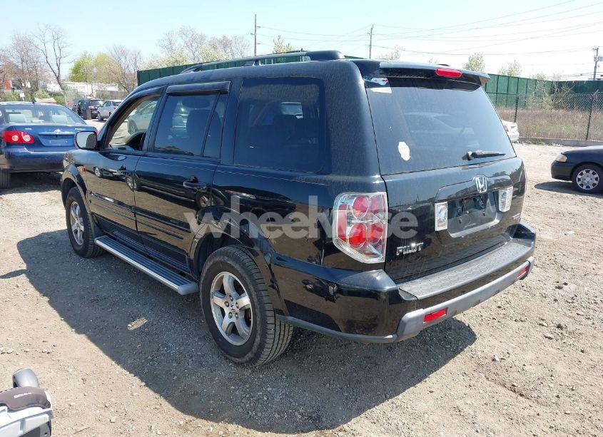 Photo 3 of 2007 Honda Pilot EX-L (VIN 2HKYF18537H502361)