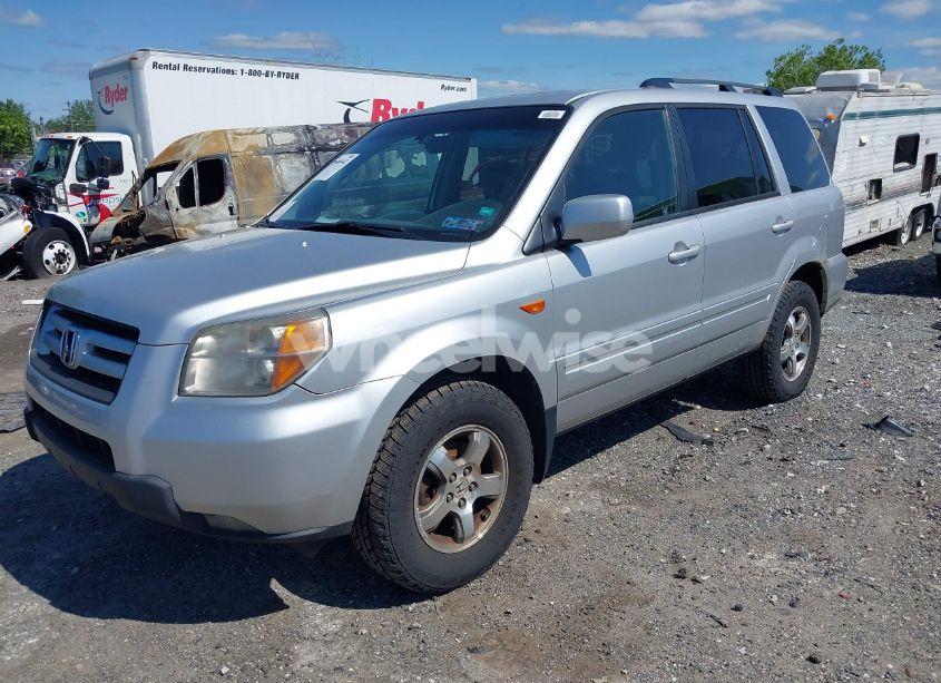 Photo 2 of 2007 Honda Pilot EX-L (VIN 2HKYF18537H509505)