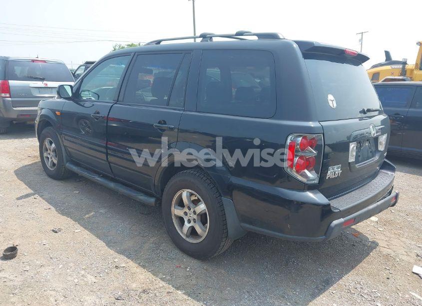 Photo 3 of 2007 Honda Pilot EX-L (VIN 2HKYF18537H525087)