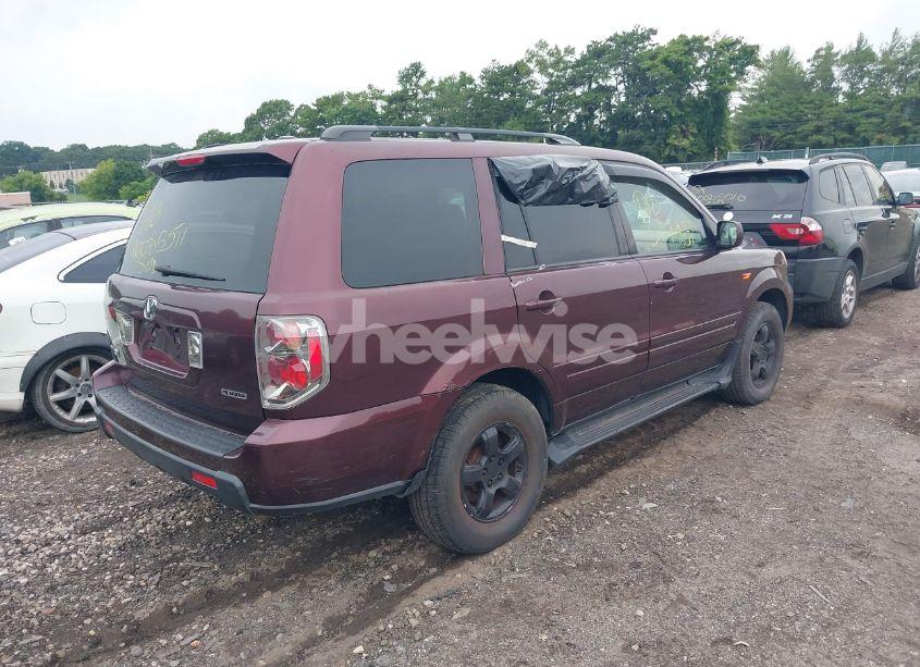 Photo 4 of 2007 Honda Pilot EX-L (VIN 2HKYF18547H501123)