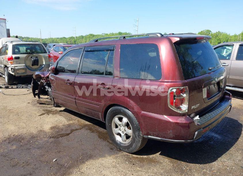 Photo 3 of 2007 Honda Pilot EX-L (VIN 2HKYF18547H532095)