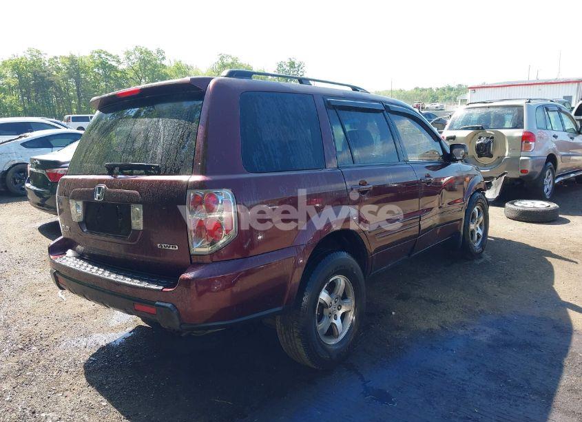 Photo 4 of 2007 Honda Pilot EX-L (VIN 2HKYF18547H532095)