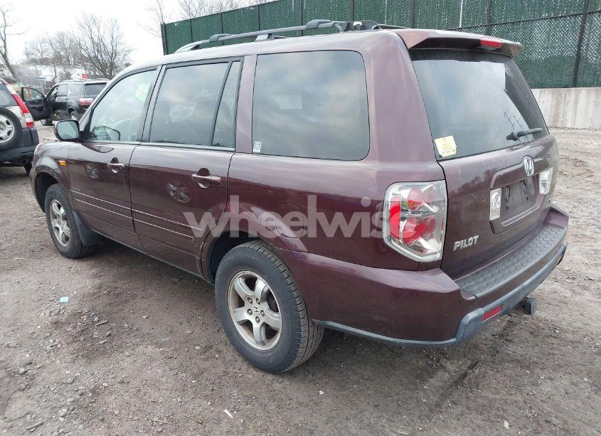 Photo 3 of 2007 Honda Pilot EX-L (VIN 2HKYF18547H540634)