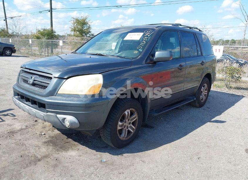 Photo 2 of 2004 Honda Pilot EX-L (VIN 2HKYF18554H571239)
