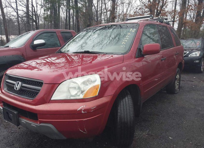 Photo 2 of 2005 Honda Pilot EX-L (VIN 2HKYF18565H573373)