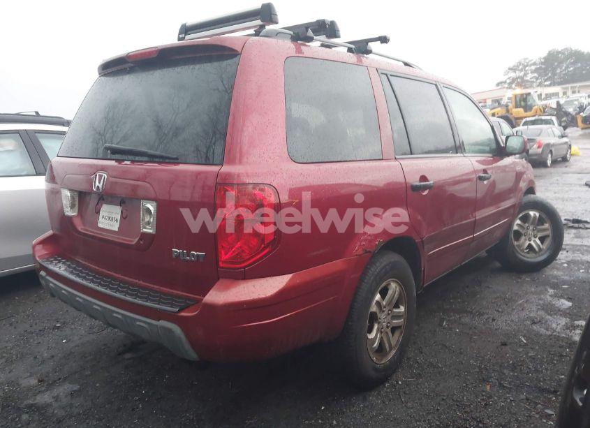Photo 4 of 2005 Honda Pilot EX-L (VIN 2HKYF18565H573373)