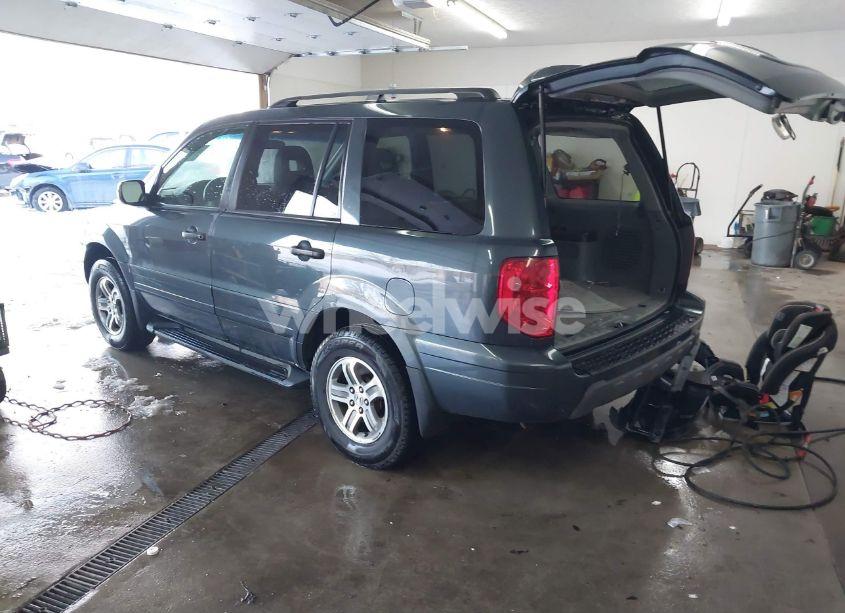 Photo 3 of 2005 Honda Pilot EX-L (VIN 2HKYF18575H501176)