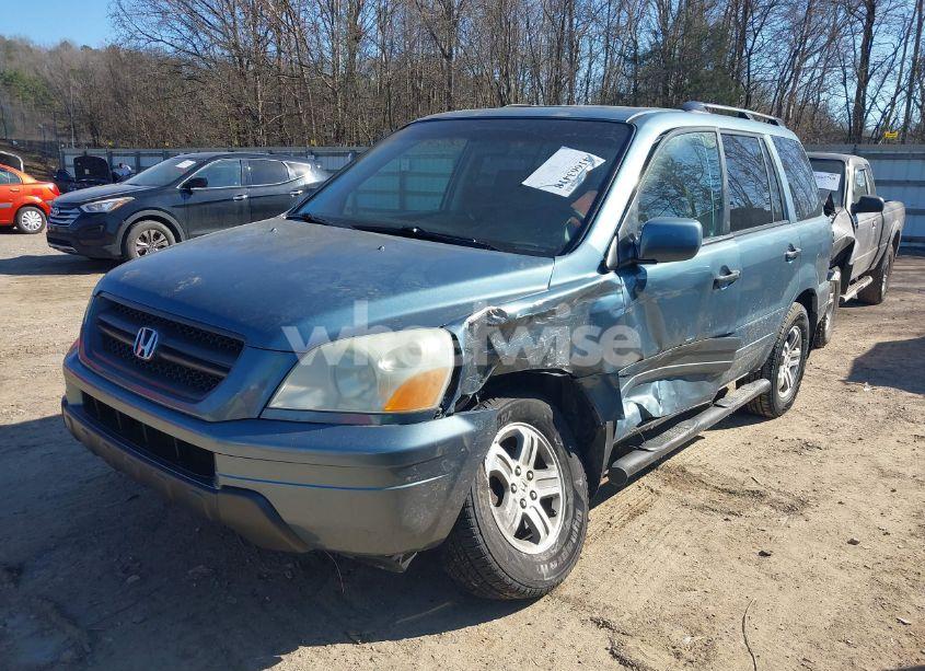 Photo 2 of 2005 Honda Pilot EX-L (VIN 2HKYF18575H505891)
