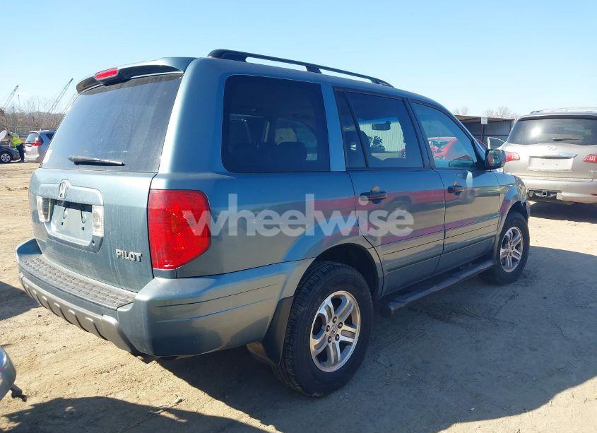 Photo 4 of 2005 Honda Pilot EX-L (VIN 2HKYF18575H505891)