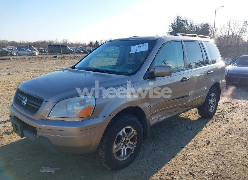 Photo 2 of 2004 Honda Pilot EX-L (VIN 2HKYF18584H571770)