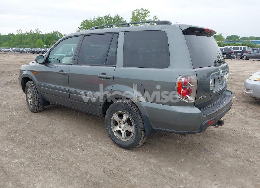 Photo 3 of 2007 Honda Pilot EX-L (VIN 2HKYF18587H511816)
