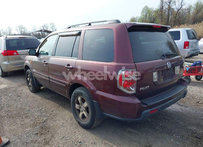 Photo 3 of 2007 Honda Pilot EX-L (VIN 2HKYF18587H515168)