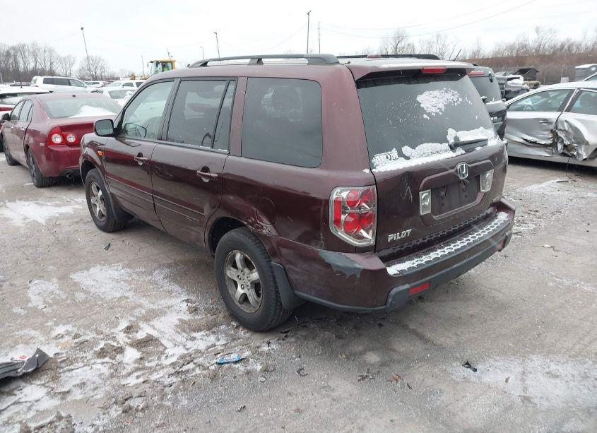 Photo 3 of 2007 Honda Pilot EX-L (VIN 2HKYF18587H521214)