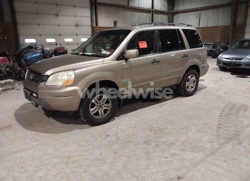 Photo 2 of 2003 Honda Pilot EX-L (VIN 2HKYF18593H545001)