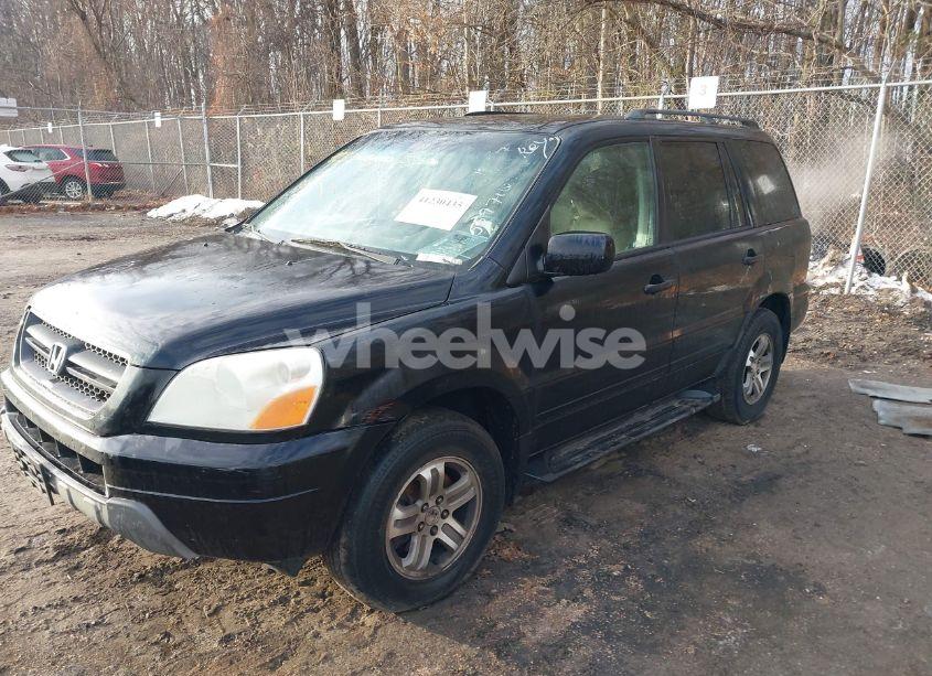 Photo 2 of 2003 Honda Pilot EX-L (VIN 2HKYF18593H559710)